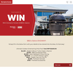 Win an Outdoor Entertaining Prize Pack Inc. Zeigler & Brown 4 Burner + More Total $9,805 from Domaine Homes + Barbeques Galore