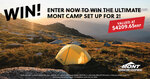 Win a Mont Camp Set Up for 2 Worth over $4,000 from Wild Earth