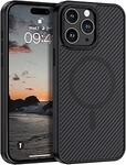 Yinlai Carbon Fibre Magnetic Case for iPhone 15 Pro Max (Black or Blue) $3.35 + Del ($0 Prime/ $59 Spend) @ Yinlai via Amazon AU