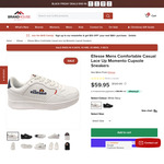 Ellesse Mens Momento Sneakers $39.95 (RRP $120) + Shipping @ Brand House Direct