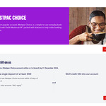 Open a Westpac Choice Account - Get $50 Cashback after a Single $100 Deposit @ Westpac