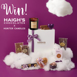 Win 1 of 5 Haigh's Chocolates X Hunter Candles Gift Packs Worth $249 from Haigh's Chocolates