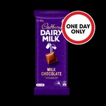 Free Cadbury Dairy Milk Chocolate Block 180g with Minimum $50 Spend Online @ Coles