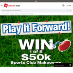 Win 1 of 5 $50,000 Sport Club Room Makeovers from Beaumont Tiles
