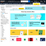 [Prime] 12% off Uber Eats & DoorDash eGift Cards, 8% off Ultimate eGift Cards @ Amazon AU