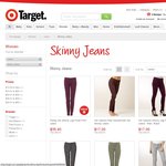 Ladies Coloured Jeans $9 a Pair at Target