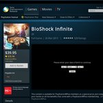 BioShock Infinite $39.95 ($35.96 for PS+) Via SEN Store [Digital Download]