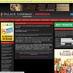 [CANBERRA] $5 Movies at Palace Cinemas in New Acton/Civic Australia Day Weekend