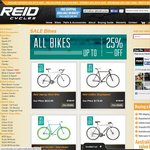 Reid Cycles Bike & Accessory Clearance Sale - up to 75% off