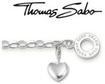 THOMAS SABO - 50% OFF Bracelet and Solid Heart Charm - $62.50 (RRP $125) + $5 Shipping