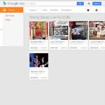 Live Rolling Stones Albums $3.99 Each from Google Play