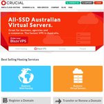 90% off First Month on Web Hosting, Reseller Hosting, Blaze VPS and Virtual Servers @ Crucial