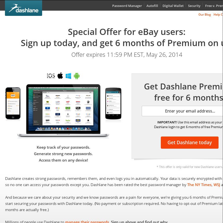 dashlane premium support