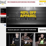 Everlast 40% off Selected Apparel