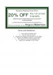 Get 20% Off One Full Priced Biography Book - At Angus & Robertson!!!