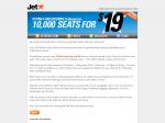 Jetstar 10,000 Seats for $19! One Way between Sydney & Melbourne Tullamarine