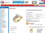 20% Discount off this Stunning Gold Plated Ring Pair - Limited Time Offer - Biatch.com.au