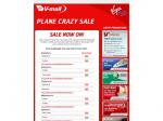 VirginBlue Plane CRAZY SALE