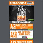 Half Price Specials [50% off All BBQ, Campers + More] @ Anaconda Starts 12/9