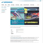 Win a Pair of Ravenna 6 from Brooks