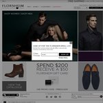 Florsheim Shoes - Spend $200 Receive A $50 Gift Card