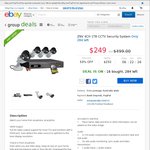 ZNV 4CH 1TB CCTV Security System Only $249 eBay Group Deals