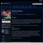 PS4/PS3/PS Vita - Hotline Miami US$2.49 ~ AU$3.21 on US PS Store