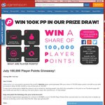 Win a Share of 100,000 Player Points from OzGameShop.com