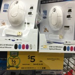 $5 (Save $6.49) for USB 2 Optical Wireless Mouse @ Woolworths
