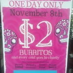 $2 Burrito at Burrito Bar Clayfield QLD