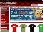 50% OFF at Chargrilled Tshirts - have to submit 10 friends email ids - AKA spam