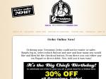 30 % OFF ALL Geronimo Jerky "The Best Beef Jerky You Have Ever Tasted" Happy B'Day Big Chief