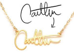 Personalised Signature Necklace - $25 + Free Shipping @ Matchless Store