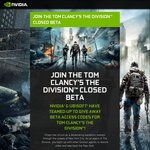 (FREE) Nvidia Are Giving Away Free Beta Keys for The Divison, Available for All Platforms