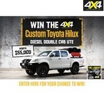 Win a Custom Toyota Hilux Diesel Double Cab Ute (Worth $55,000) from 4X4 Australia