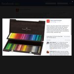 Win a Wooden Gift Box with 120 Polychromos Pencils @ Faber-Castell Facebook