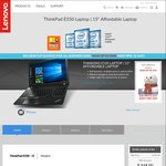 Lenovo ThinkPad E550 Laptop $549 (Save $150) - 15.6", i3-5005U, 4GB RAM, 500GB HDD
