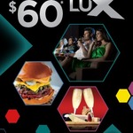 2 Tickets for $60 @ Hoyts LUX