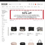 50% off a Range of Womens Handbags & Wallets @ Myer