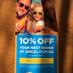 10% off on Online Order (No Minimum Spend) @ Amcal