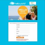 Win a $500 Travel Voucher from HelloWorld