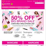 Priceline - 50% off Big Brands Sale - Includes L’Oréal Skincare, Nivea, Neutrogena, Palmolive, Revlon, Dove, Dr. LeWinn's, Lynx