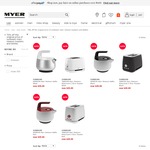 Sunbeam Marc Newson Kettle or Motorised Toaster $48 Each or $80 with $2 Item for Both (with Code) @ Myer
