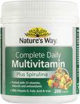 Nature's Way Complete Daily Multivitamin Tablets 200pk - $7.50 (Was $15) @ Woolworths