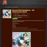 [Perth] - Record Club Roadshow - 3rd Anniversary Show. Tix $0.01 + $2.54 BF
