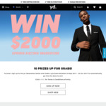 Win 1 of 9 yd. Gift Vouchers Worth $2,000 Each [Make a Purchase from yd. In-Store or Online]