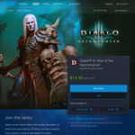 Diablo 3 Necromancer DLC Pack 30% off -$14.50AUD @ battle.net