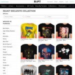 Ript - 50% off All Non-Daily Stock (mostly Tshirts)