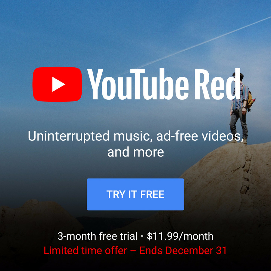 Youtube Red 3 Month Trial New Some Existing Users Ozbargain Youtube Red 3 Month Trial New Some Existing Users Ozbargain