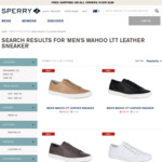 Men's Leather Sneaker $49.50 (Was $139.95) 65% off @ Sperry (Free Shipping with Shipster)